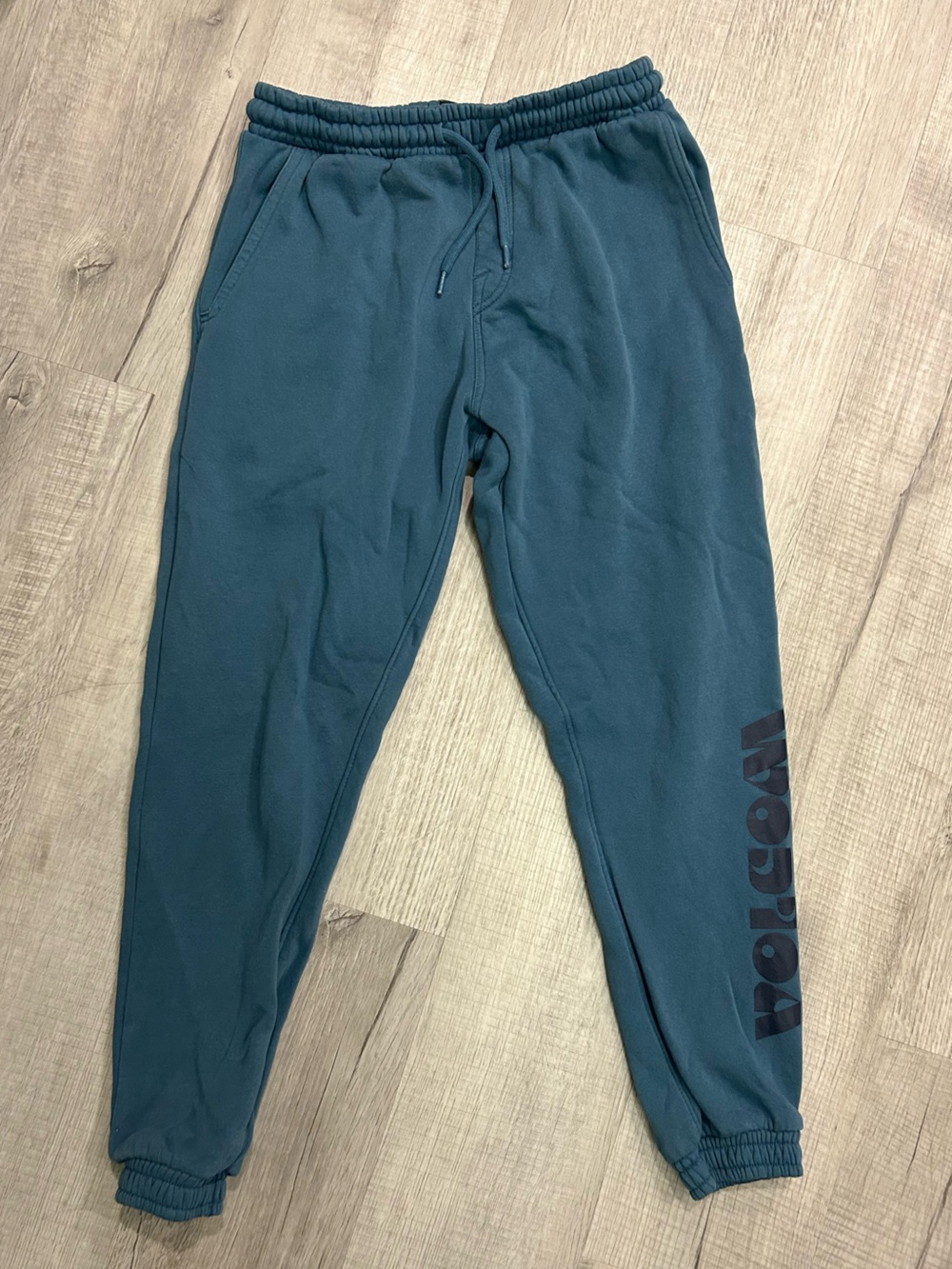 Volcom Teal Jogger Sweatpants with Side Logo